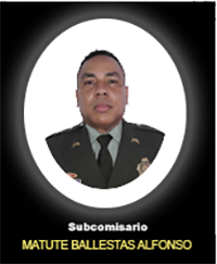 Fotografía del Señor Sc. Matute Ballestas Alfonso quien falleció en cumplimiento de su deber.