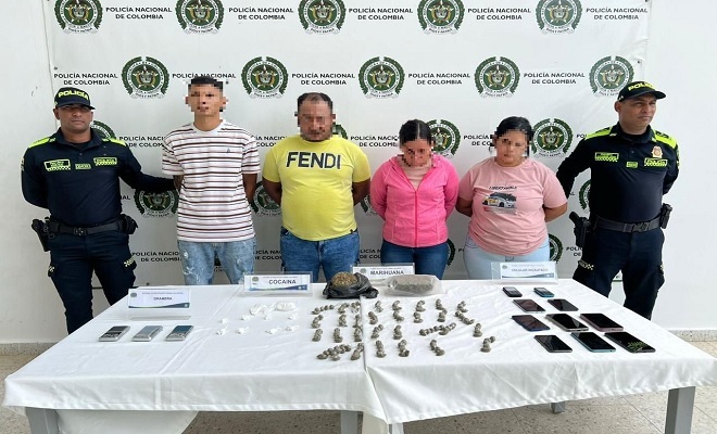 allanamiento y registro en los barrios La Nevada y Brisas de la Popa