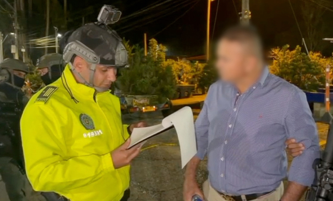 Policias,_un Capturado_alias_Medio_Labio_backing y Guardia Civil Española y Europol