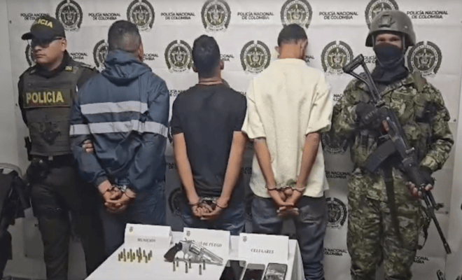 Tres capturados en flagrancia y varias incautaciones dejó un destacado resultado operativo liderado por la SIJIN en coordinación con el Ejército Nacional