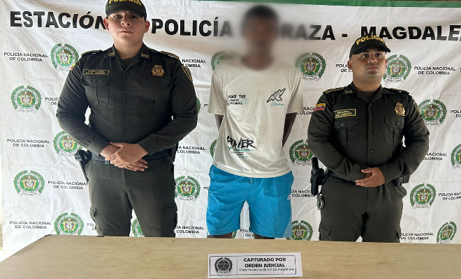 Capturado un hombre de 30años en  pedraza magdalena