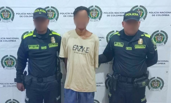 Capturado en flagrancia a un hombre por tráfico de estupefacientes en el barrio El Dorado