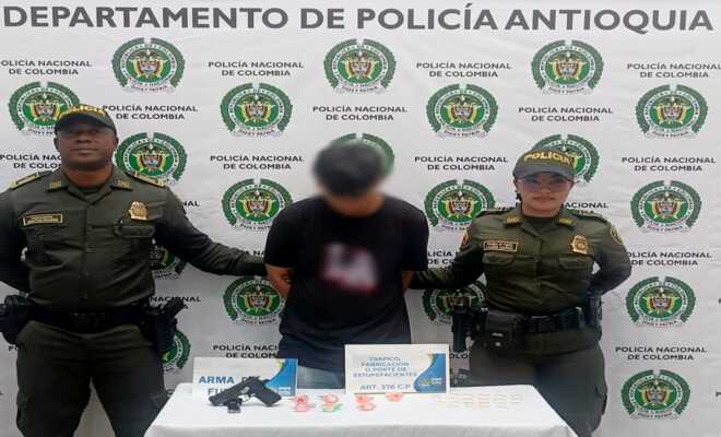 Reincidente capturado  con arma de fuego y estupefacientes en Santa B&aacute;rbara