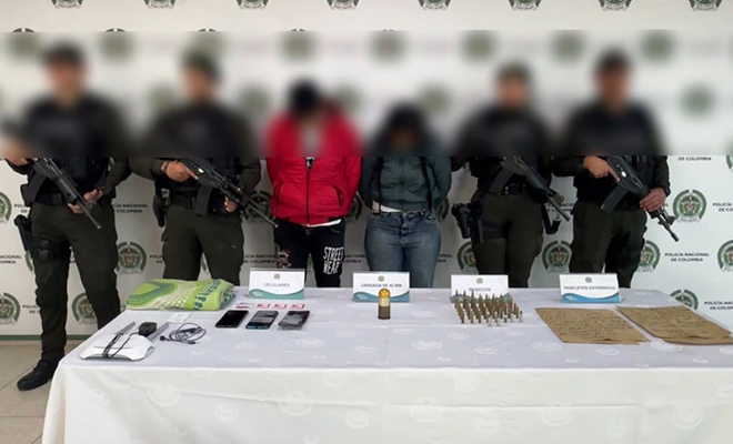 4 uniformados (2 del grupo GOES, 2 del grupo GAULA), Capturado integrante banda delincuencial "Los Satan&aacute;s".