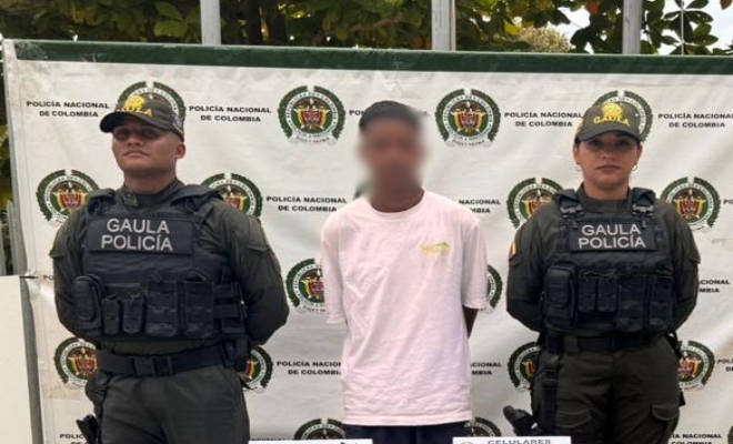 Capturado por el delito de extorsion