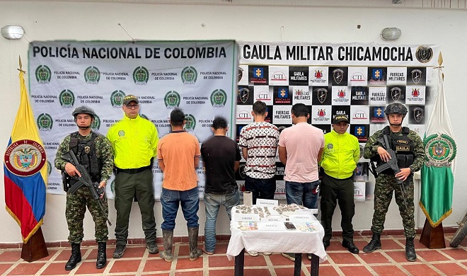 Capturados por trafico de estupefacientes