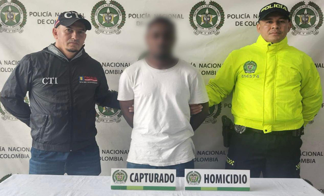 Dos polic&iacute;as y un Capturado "alias" qui&ntilde;ones por homicidio