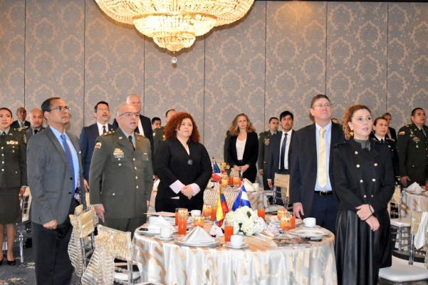 Celebración comunidad internacional policial