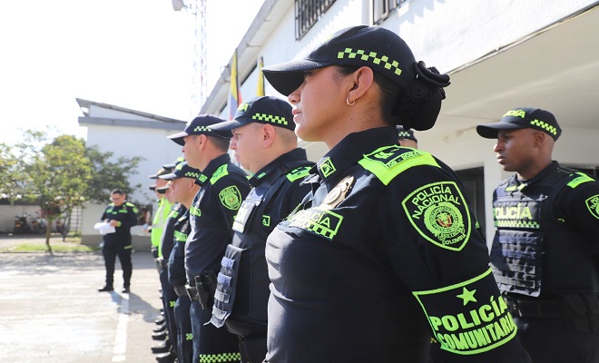 Policías en formación 