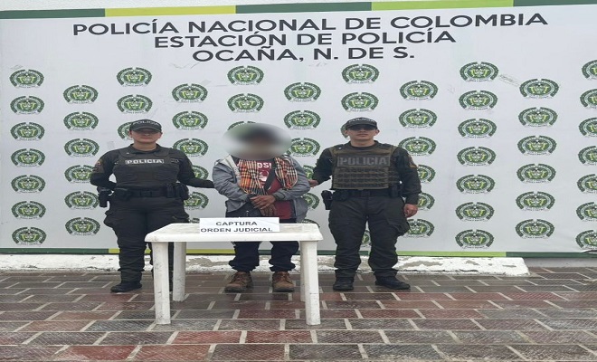 La Policía Nacional, logró la captura por orden judicial de un ciudadano requerido por el delito de fabricación, tráfico y porte de armas de fuego.