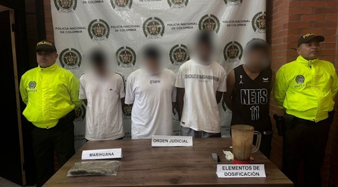 Golpe a la red de microtráfico que operaba en parques y barrios de Puerto Gaitán