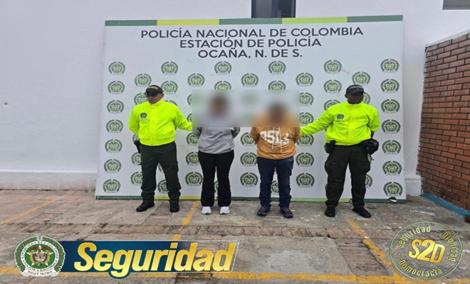 Captura de dos personas como parte de las acciones de seguimiento y judicialización en el marco de la operación “KAOS 1”, dirigida contra el Grupo Delincuencial Común Organizado (GDCO) “Los Distribuidores”.