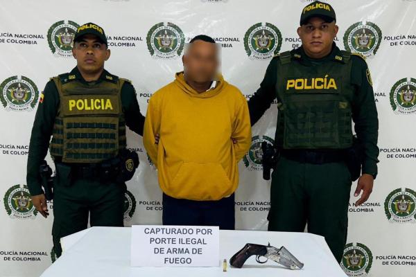 Capturado en La Jagua de Ibirico hombre que portaba arma de fuego artesanal