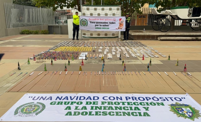 Incautacion de 500 kilos de polvoras