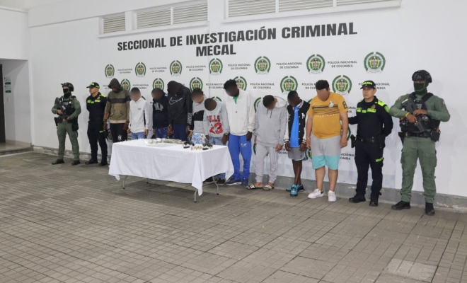 Los Calabria capturados por multicrimen en Cali