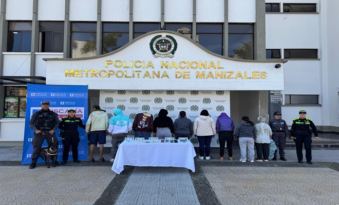 Desarticulada estructura dedicada al microtráfico en Manizales