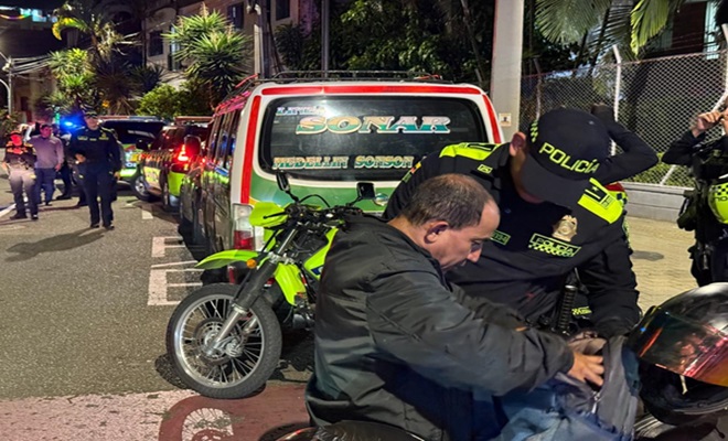 Registro a personas y vehículos en Medellín