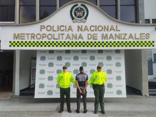 capturado un ciudadano por hurto en Manizales