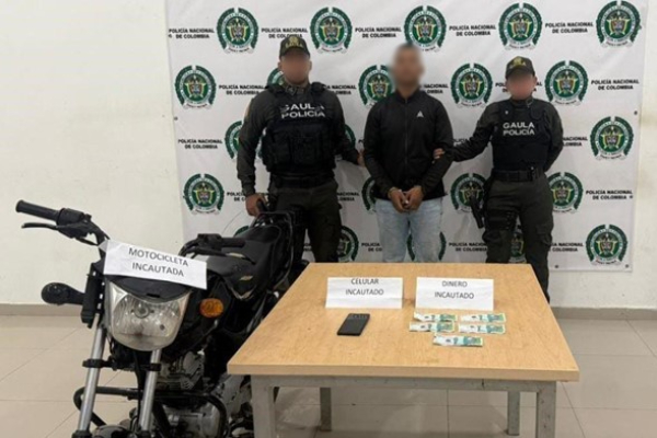 capturado extorsión