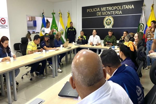 Bajo el lineamiento del Plan Democracia - Voto Seguro, la Policía de Montería y todo el departamento 