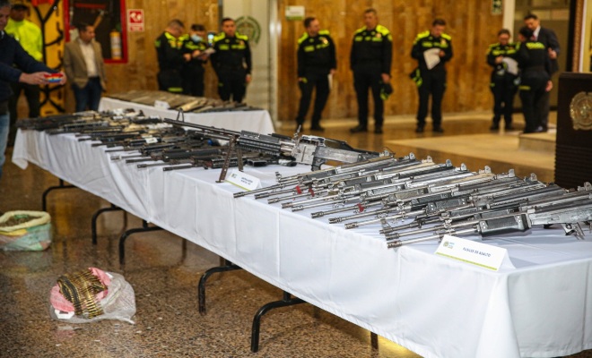 Incautado poderoso arsenal dirigido a grupos armados organizados en el sur del país