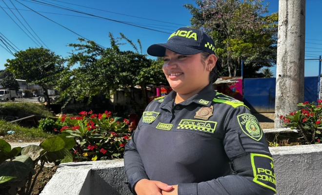 Patrullera de la policía Nacional