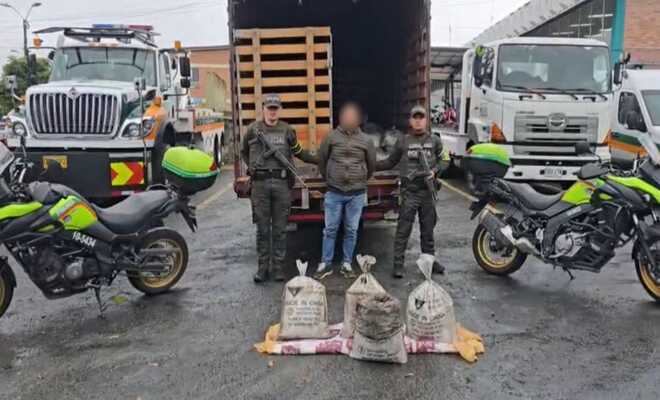 ciudadano capturado e incautado cargamento de permanganato de potasio 