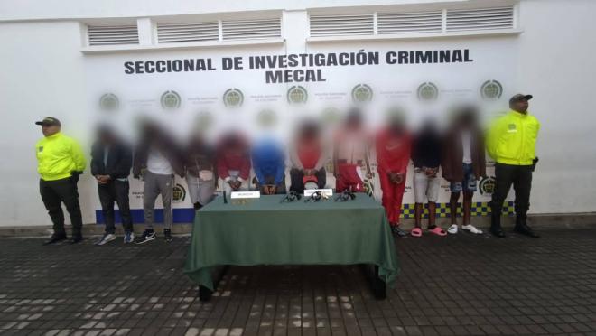 Banda delincuencial "Los de la 8"