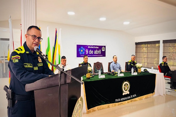 Señor coronel Héctor Jairo Betancourt Rojas promovió mensajes de paz y esperanza.