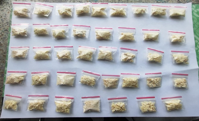 Estupefacientes incautados