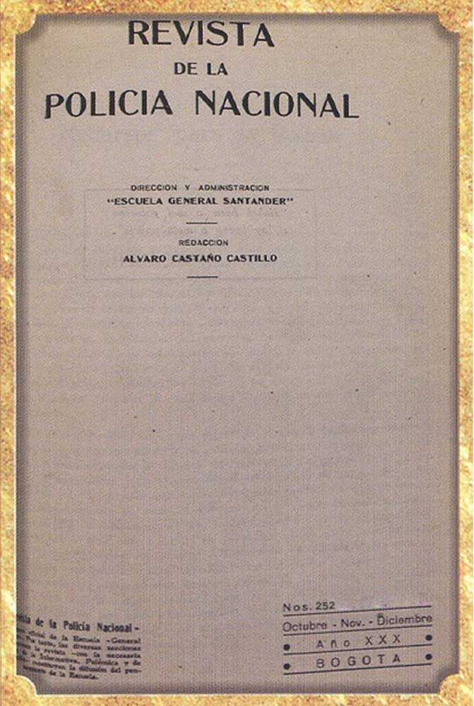 Portada de la Revista de la Polic&iacute;a