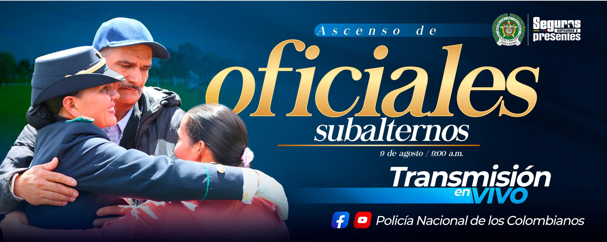 Transmisión en Vivo Ascenso Oficiales Subalternos