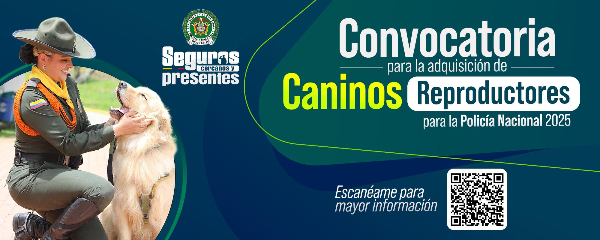 Convocatoria para adquisición de caninos reproductores